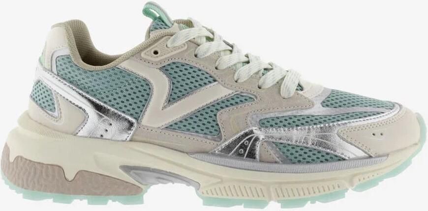 Victoria Smile Favorites Dames Sneakers Blauw Synthetisch Metallic - Foto 2