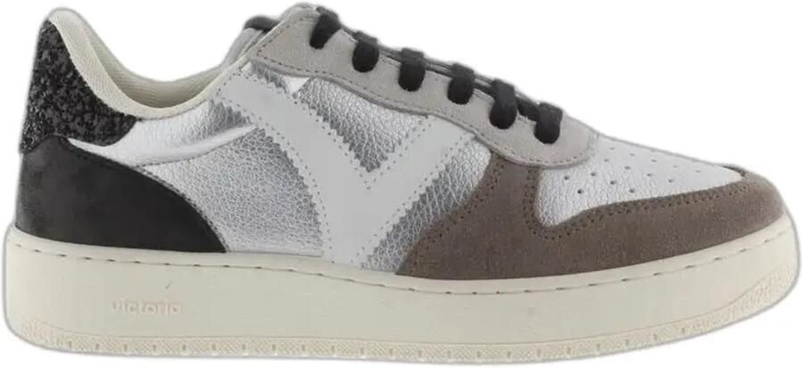 Victoria Dames sneakers van suède en metaal Madrid