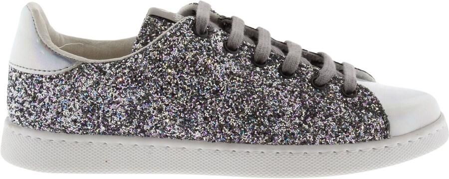 Victoria Glanzende spiegel sneakers voor vrouwen Gray Dames