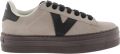 Victoria Lage Sneakers 1092171 Barce Suède Dames - Beige