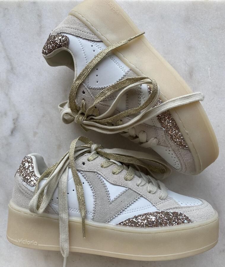 Victoria damessneaker platino