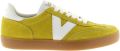 Victoria Leren sneakers voor en heren: Berlin Ciclista Serraje - Geel