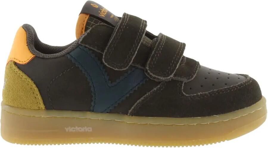 Victoria Gestreepte sneakers van kunstleer voor baby jongens Tiempo