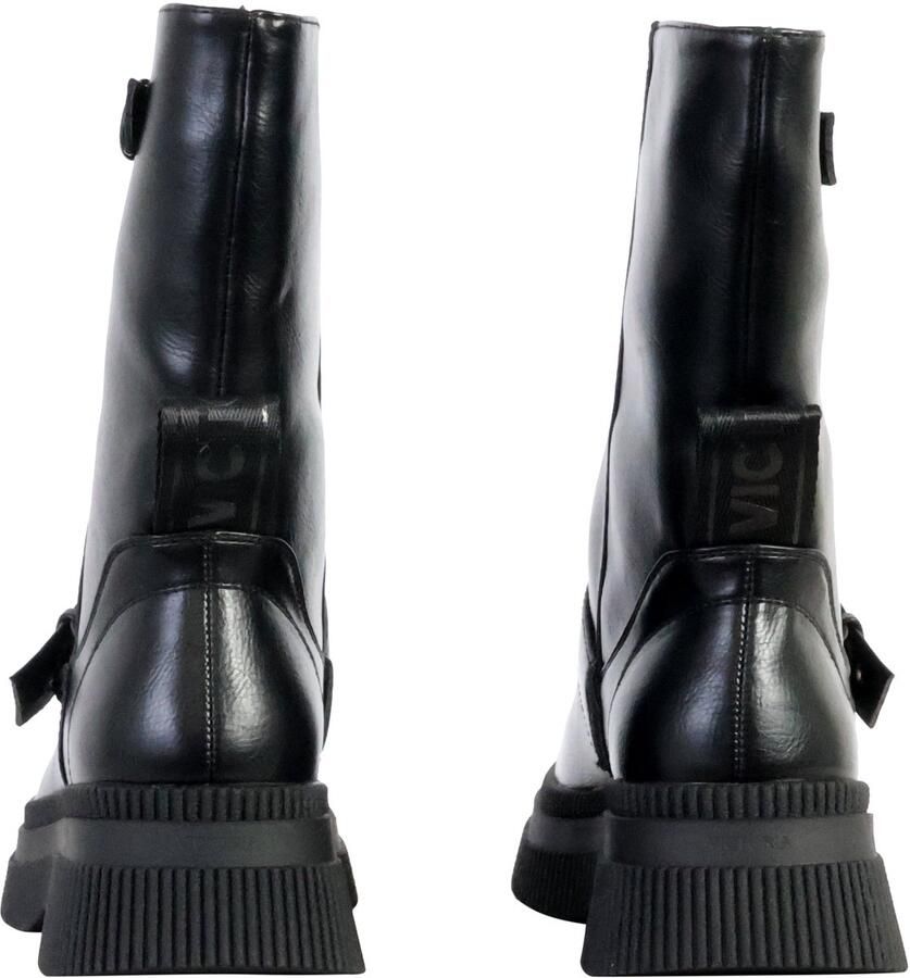 Victoria Enkellaarzen Boots 1301106 Dublin-gespen met leereffect