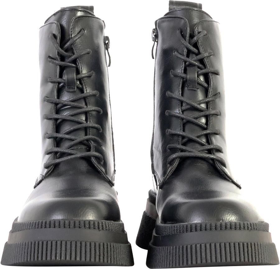 Victoria Enkellaarzen 1301103 Dublin Boots Veters met leereffect