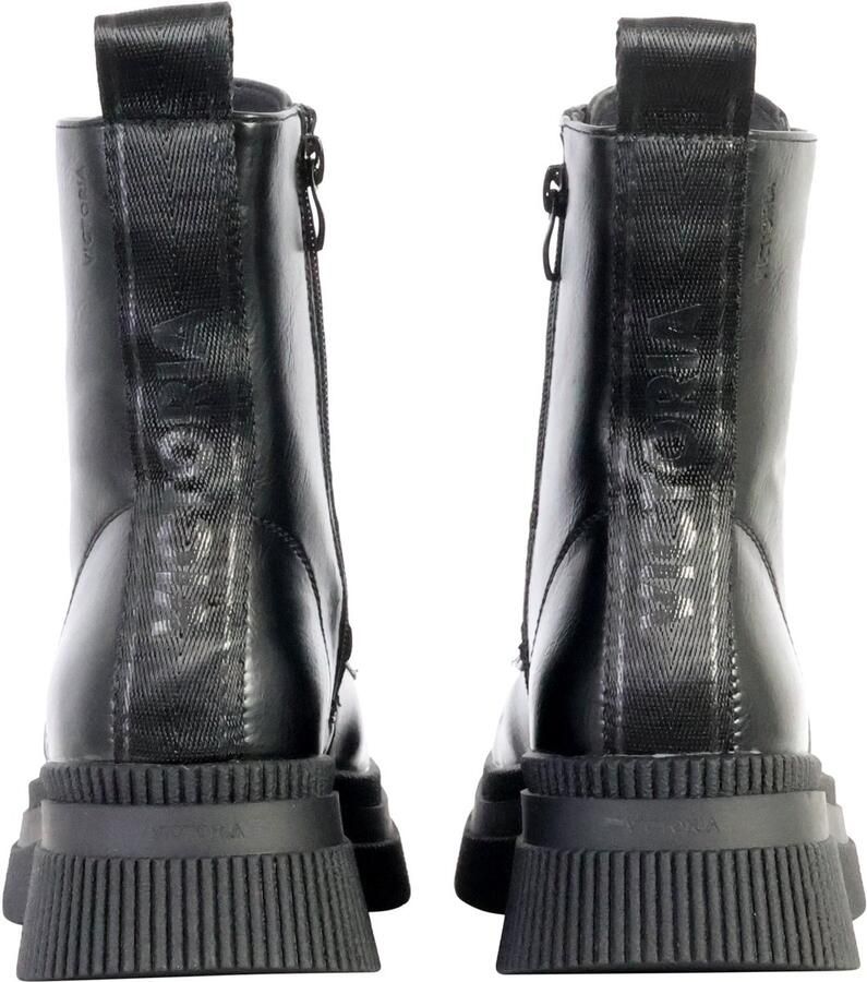 Victoria Enkellaarzen 1301103 Dublin Boots Veters met leereffect