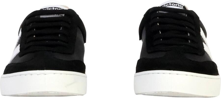 Victoria Lage leren sportschoenen