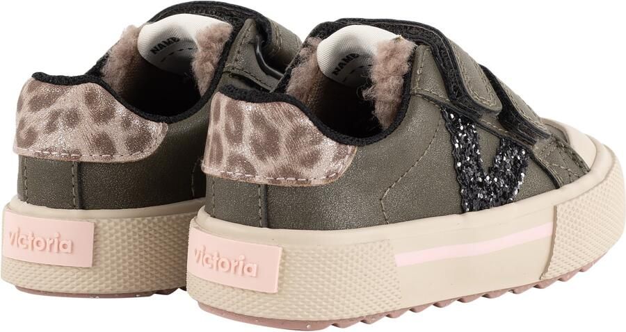 Victoria Lage sneakers met klittenband