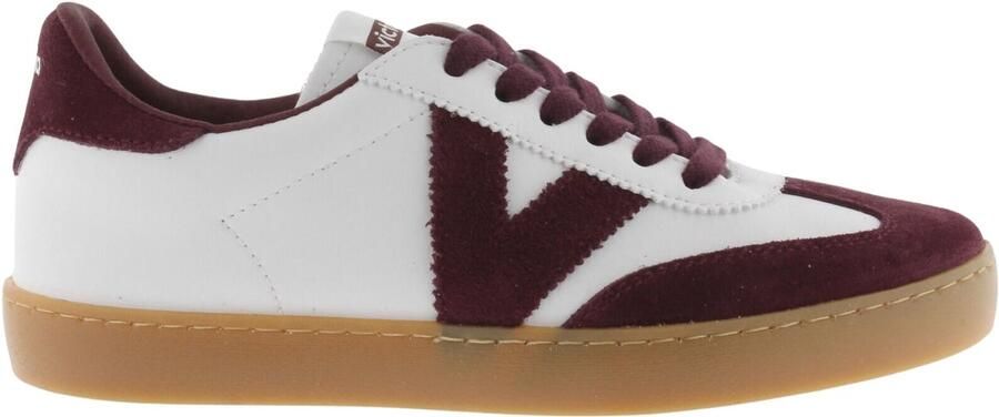 Victoria Leren effect sneakers met suede kleur Berlin Ciclista