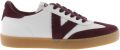 Victoria Leren effect sneakers met suede kleur Berlin Ciclista - Rood