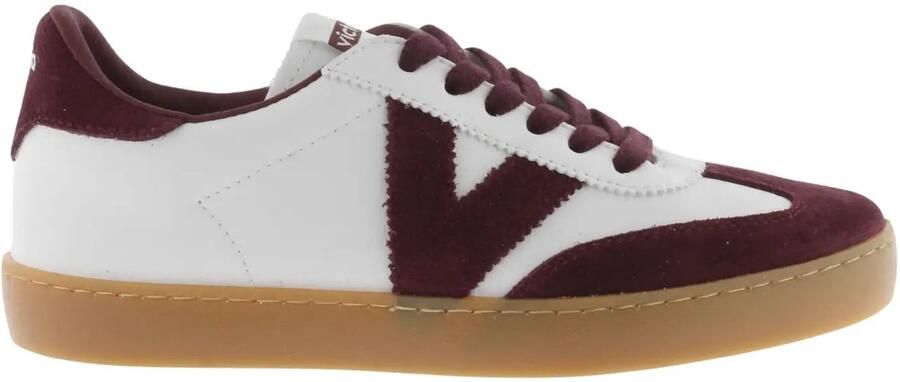 Victoria Leren effect sneakers met suede kleur Berlin Ciclista