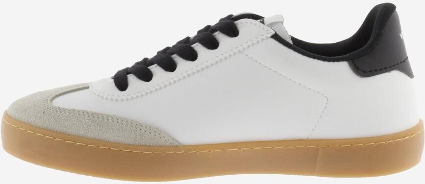 Victoria Leren en suede effect sneakers Berlin