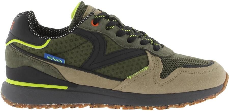 Victoria Leren en suede effect sneakers voor Seul