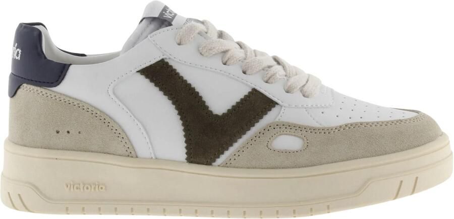 Victoria Leren en suede effect sneakers voor dames Seul