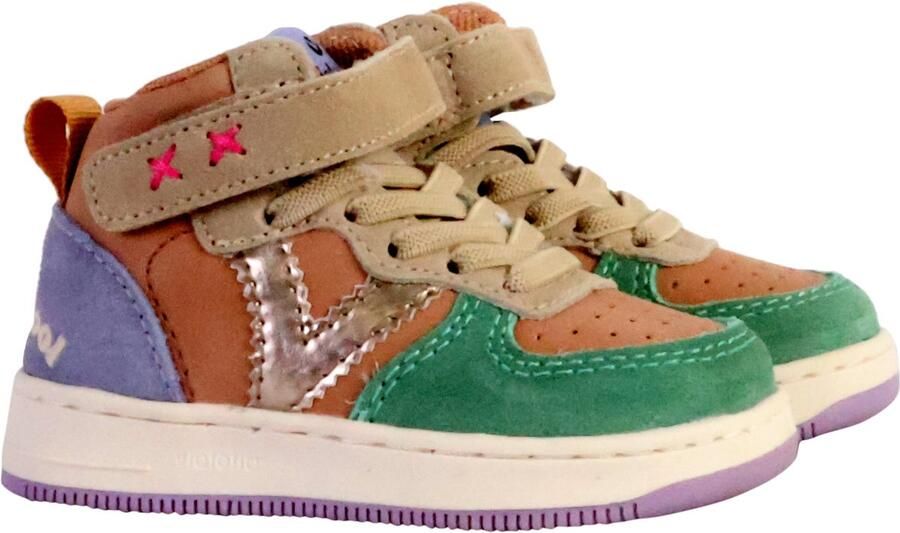 Victoria Lage Sneakers 1124122 Tiempo enkellaarzen met leereffect - Foto 2