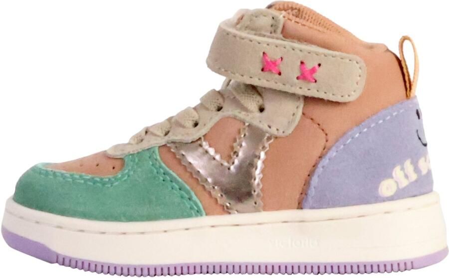 Victoria Lage Sneakers 1124122 Tiempo enkellaarzen met leereffect - Foto 3