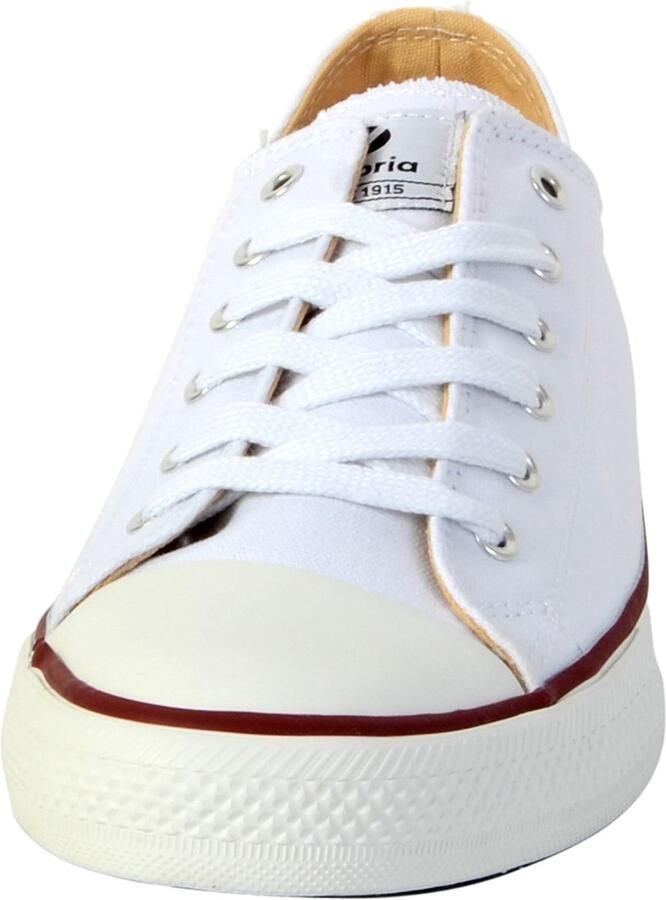 Victoria Trainers tribu toile (grandes tailles) White - Foto 3