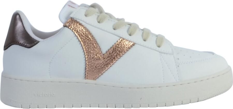 Victoria Dames sportschoenen madrid basket efecto piel & metal White Dames