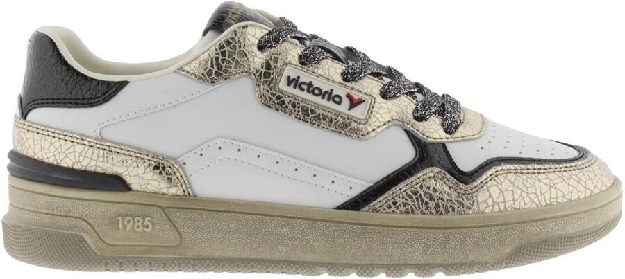 Victoria Metallisch leren sneakers voor vrouwen