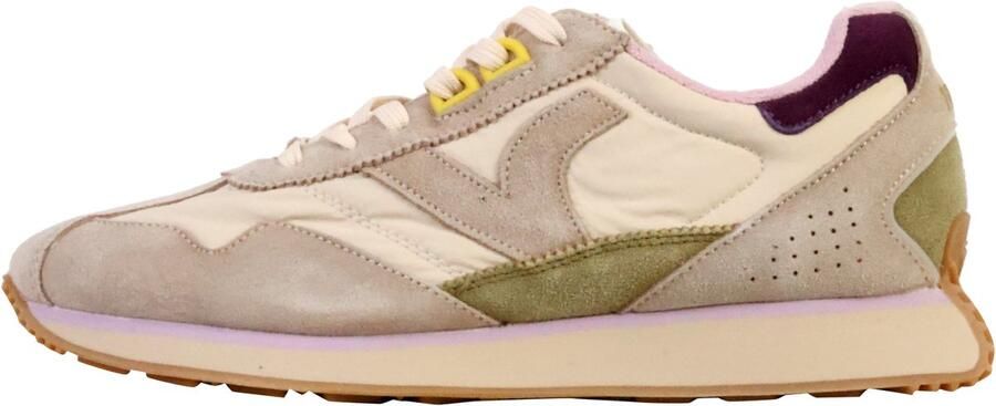 Victoria Root gewassen leren lage sneakers