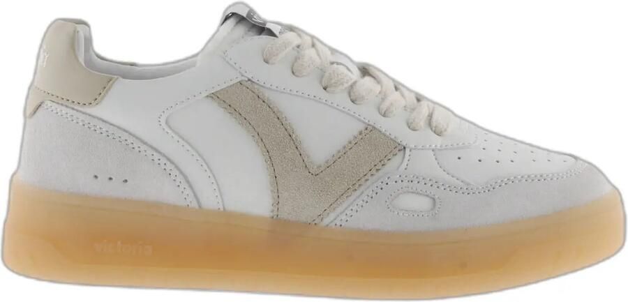 Victoria Schoenen met leer- en suède-effect Seúl