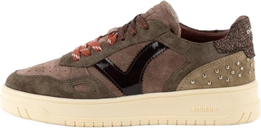 Victoria Seúl Suède Met Studs Sneaker Fashion Wear Vrouwen