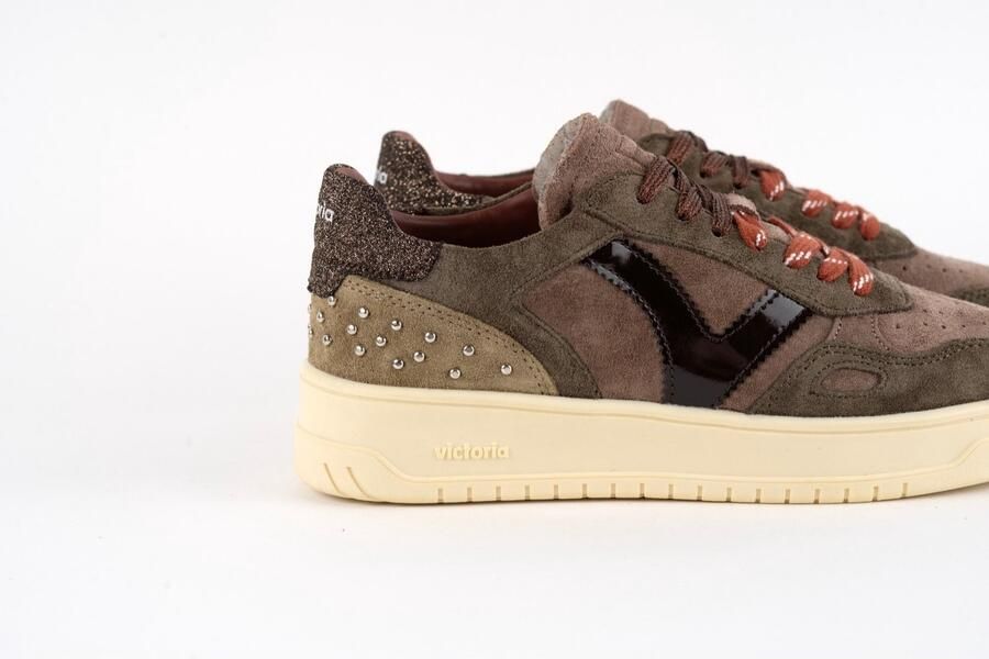 Victoria Seúl Suède Met Studs Sneaker Fashion Wear Vrouwen