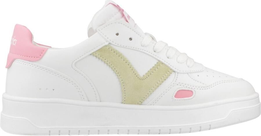 Victoria Sneakers Baskets seul effet cuir et néon femme