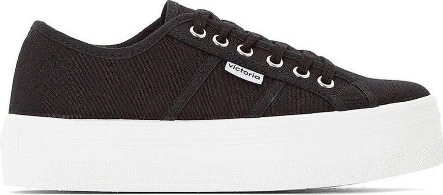 Victoria Lage Sneakers BLUCHER LONA PLATAFORMA