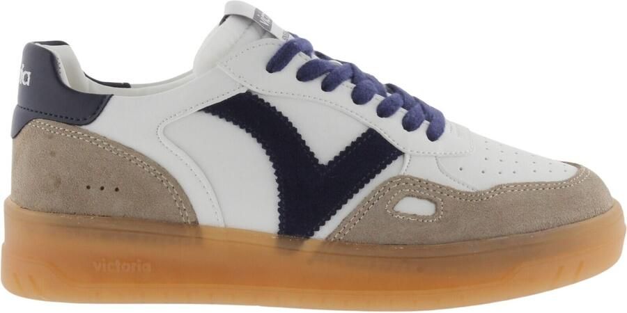 Victoria Sportschoenen met leer- en suède-effect Seul