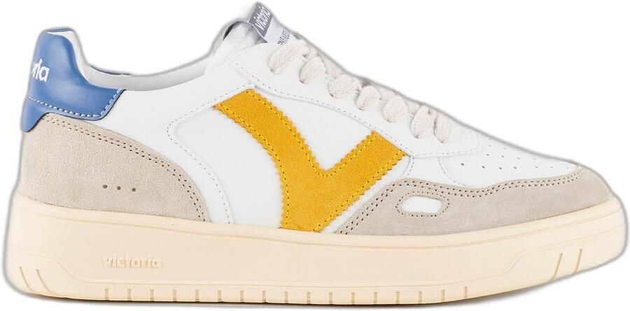Victoria Sportschoenen met leer- en suède-effect Seul