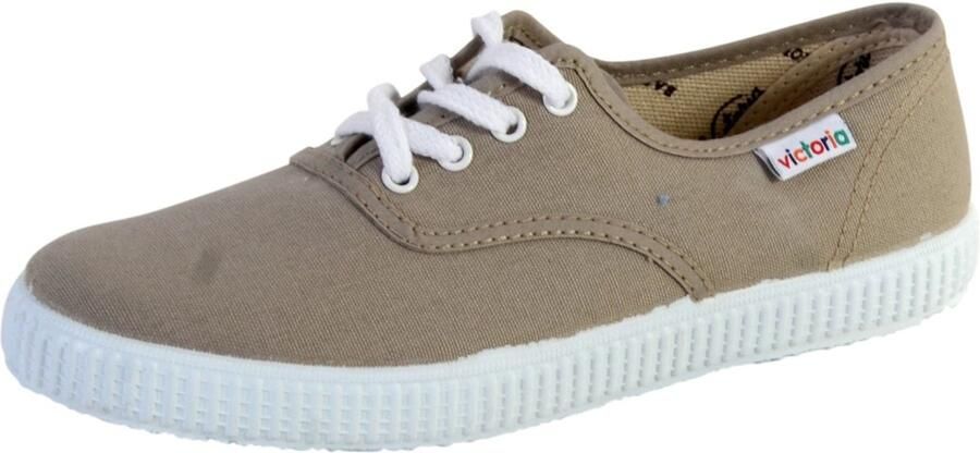 Victoria Trainers 1915 anglaise toile Beige
