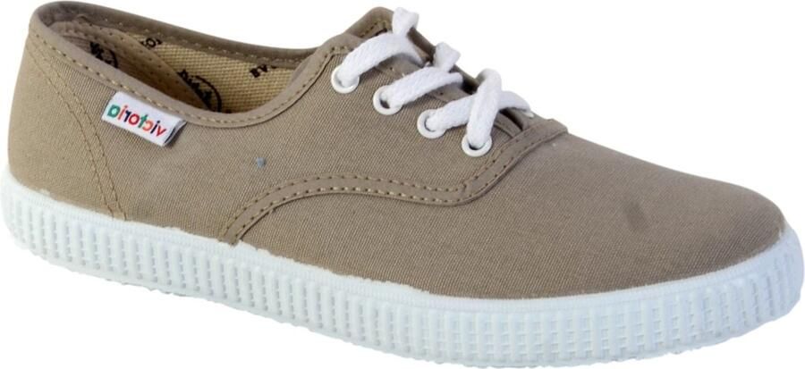 Victoria Trainers 1915 anglaise toile Beige - Foto 2