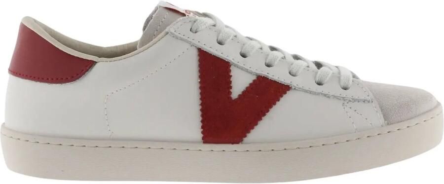 Victoria Sportschoenen van Berlijns leer en splitleer