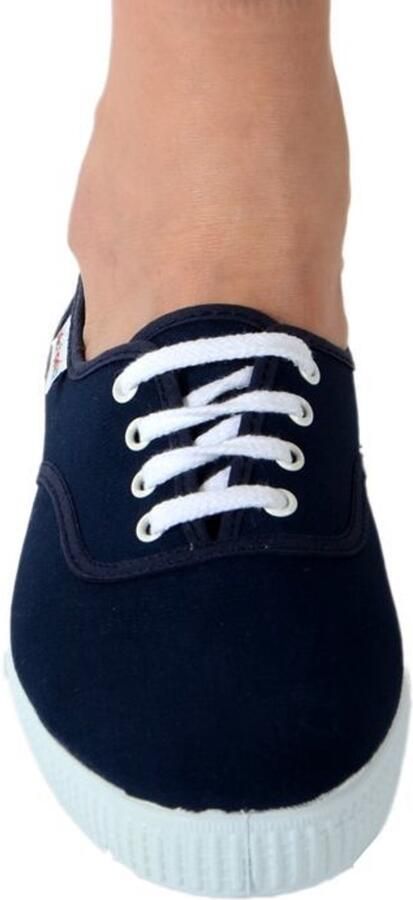 Victoria Trainers 1915 Engels canvas Blauw - Foto 6