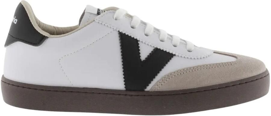 Victoria Trainers Berlin Ciclista Efecto Piel & Piezas Serraje & Logo Glitter