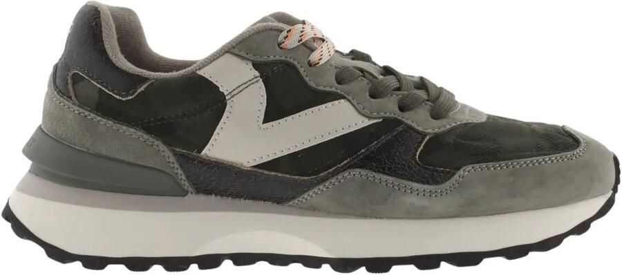 Victoria Nieuwe Camo Sneakers Green