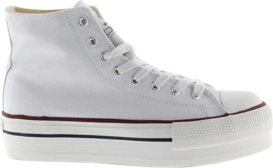 Victoria Hoge Sneakers 061101 Tribu Doble Botín Lona de Mujeres
