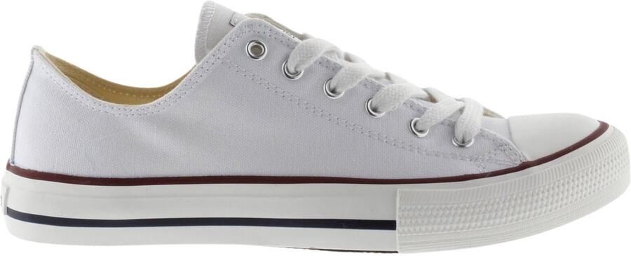 Victoria Trainers tribu toile (grandes tailles) White - Foto 3