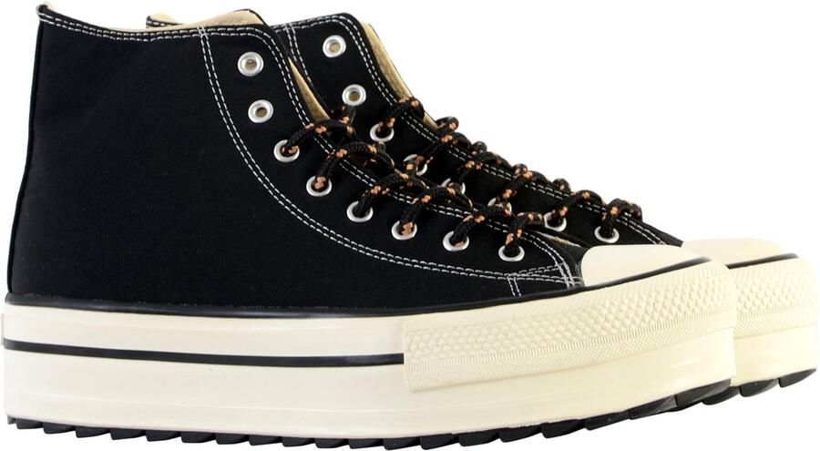 Victoria Vetersluiting Casual Sneakers Black Dames - Foto 3