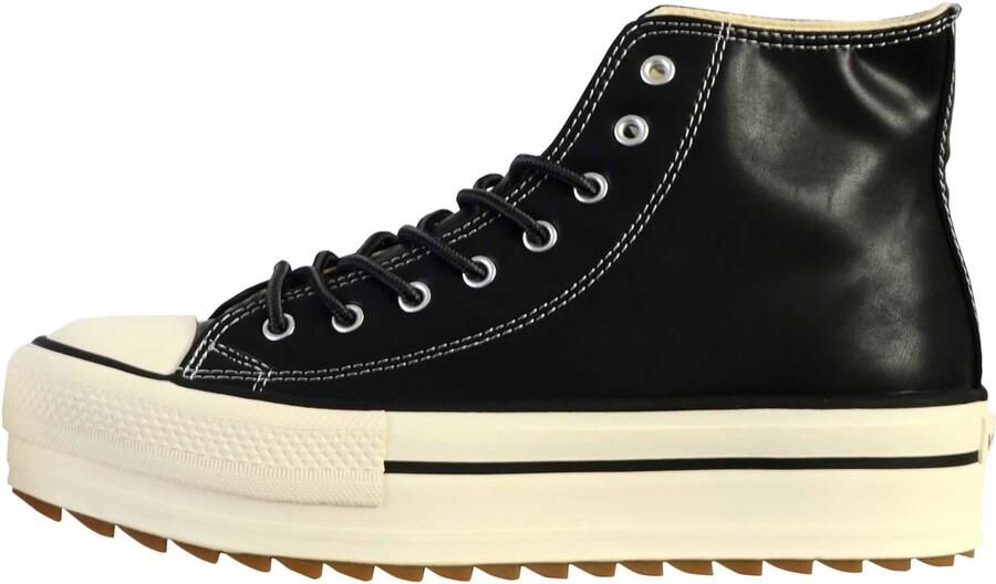 Victoria Dubbele sportschoenen van imitatieleer voor dames Tribu Sierra Zwart Dames