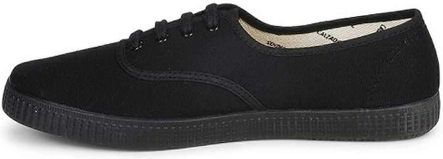 Victoria Zwart veterschoenen