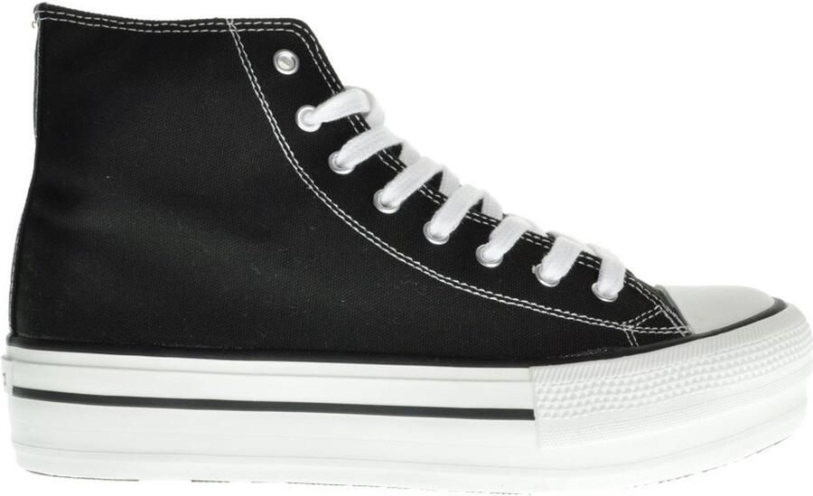 Victoria Hoge Sneakers 061101 Tribu Doble Botín Lona de Mujeres