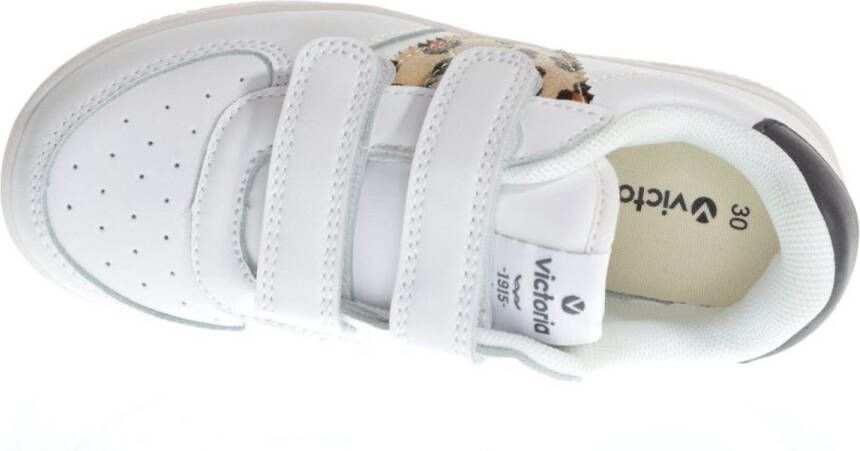 Victoria Witte Sneaker Leopardo Kids