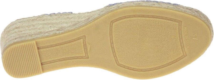 Vidorreta Vidoretta Espadrilles Jeansblauw Met Sleehak