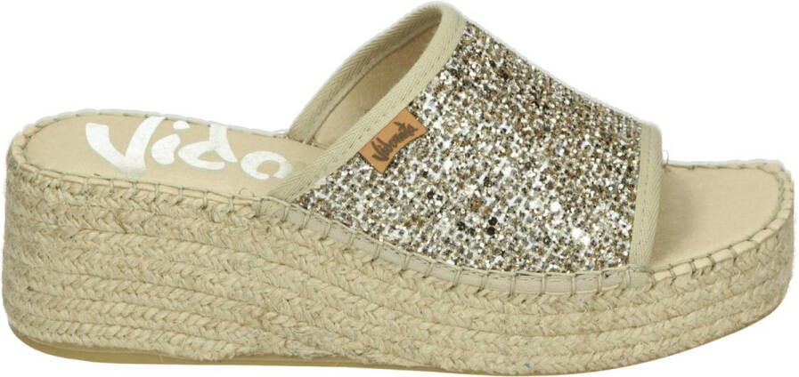 Vidorreta VINCI~~~~~~~~~~~~~~~~~~~~~~~~~ Dames slippers Bruin