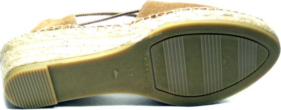 VIGUERA 1825 espadrilles middelbruin
