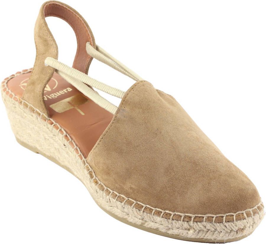 VIGUERA 1825 espadrilles middelbruin