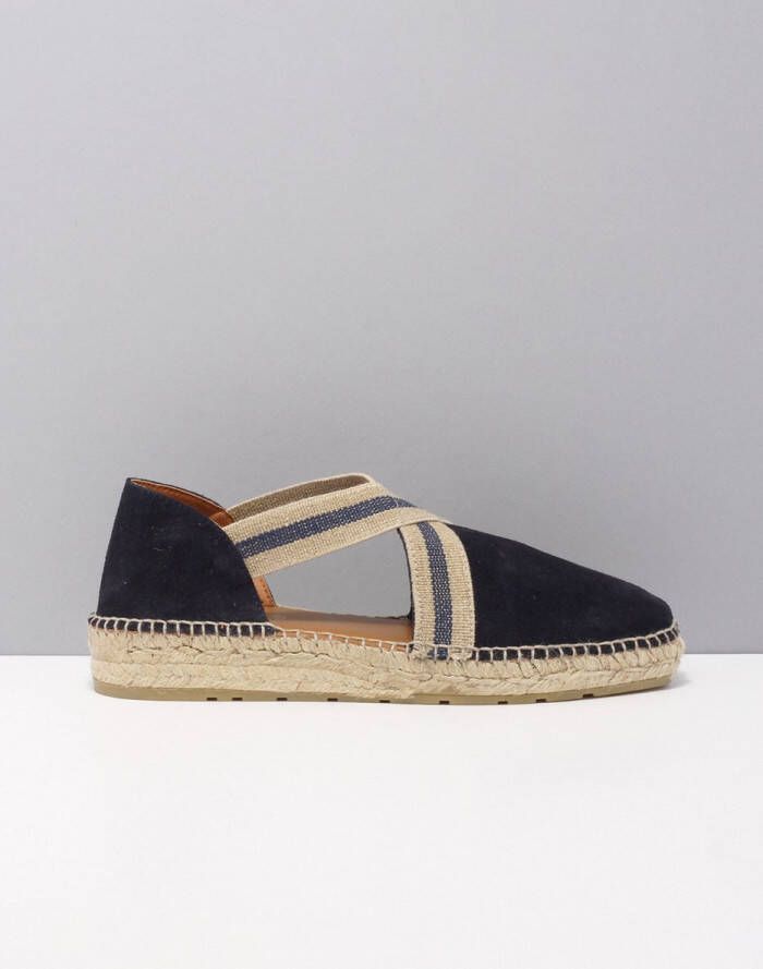 VIGUERA 1890 espadrilles dames blauw vitelo ocean suede