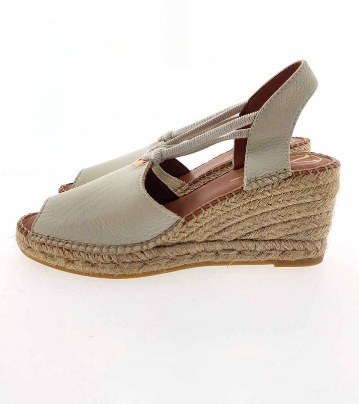 VIGUERA 2143 Slingback espadrilles gebroken wit offwhite